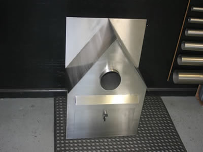 Stainless steel letter box Stainless steel letter box