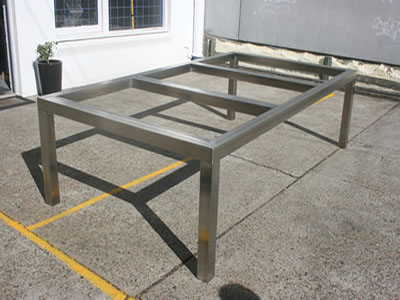 Stainless steel table frame Stainless steel table frame